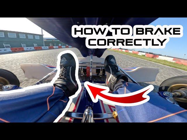 The CORRECT Way to BRAKE in a KART