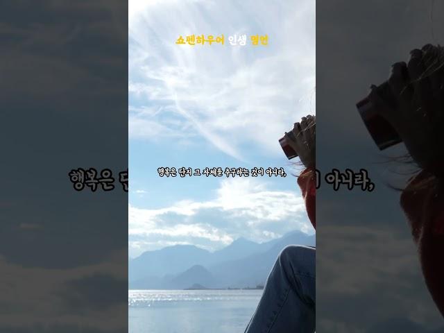 쇼펜하우어 인생 명언