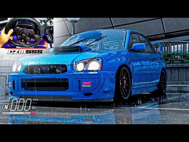 Subaru WRX STI 2.5 Dominates the Roads – Steering Wheel Gameplay