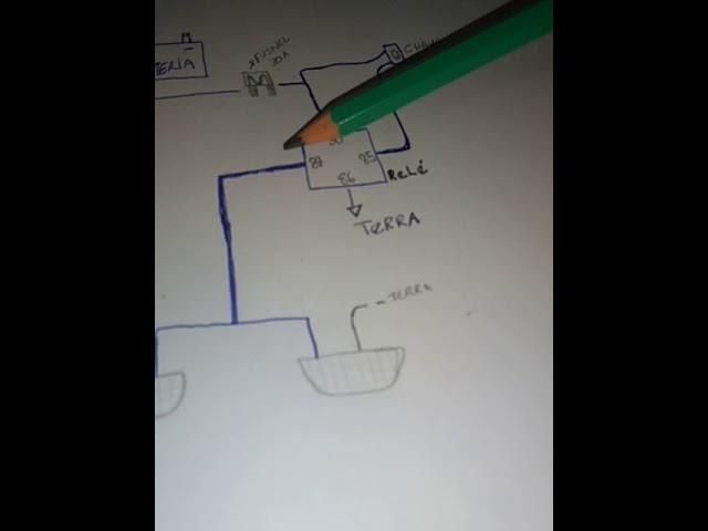 Como ligar farol de milha - universal