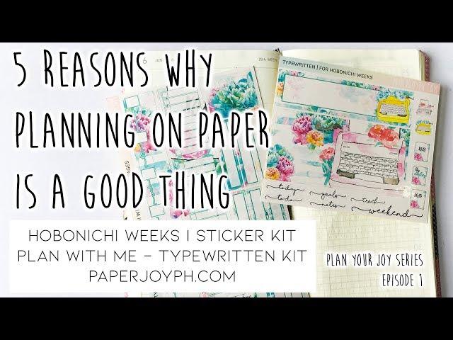 HOBONICHI WEEKS Plan with Me | Plan Your Joy Series Episode 1