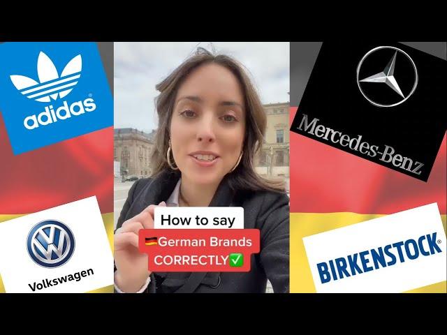 German Brands YOU Pronounce WRONG! | #shorts