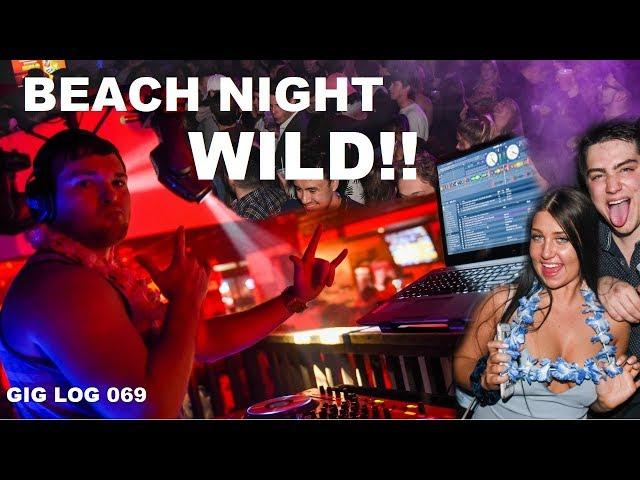 DJ GIG LOG 069 | My best DJ mixing yet | Beach Night at the Club | Packed at Pigskin