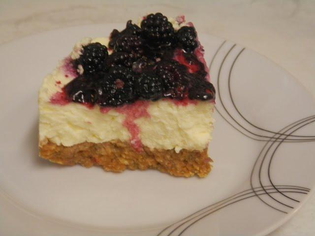 Blackberry Vanilla Cheesecake