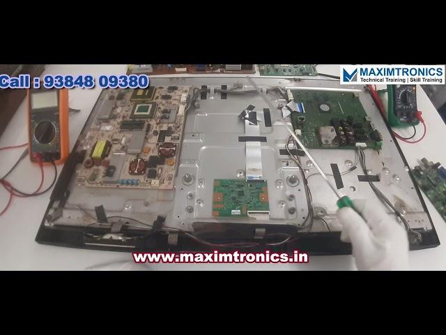 LED/LCD  TV Chiplevel Service Training in Chennai | www.maximtronics.in
