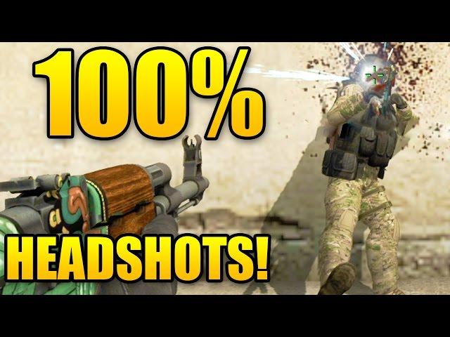 100% HEADSHOT RATE IN CSGO Matchmaking 30+ Kills - NEW MOUSE!