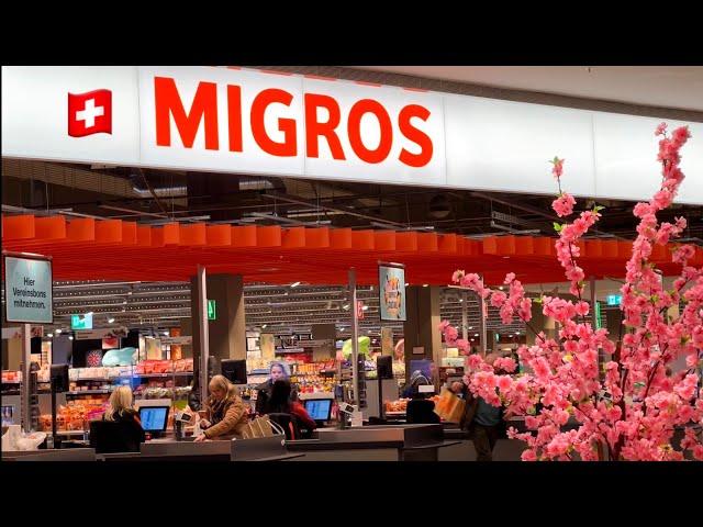 Food Prices Supermarket in Switzerland Migros Mountains Swiss of chocolate