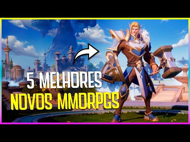 TOP 5 MELHORES NOVOS MMORPGs TOTALMENTE GRATUITO QUE EU TESTEI EM 2023!!