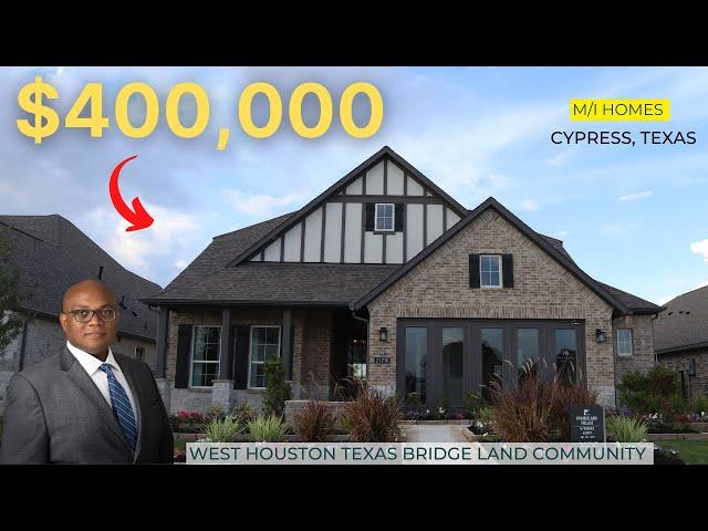 Touring a $400,000 Houston Texas Home | M/I homes | Bridge land Community