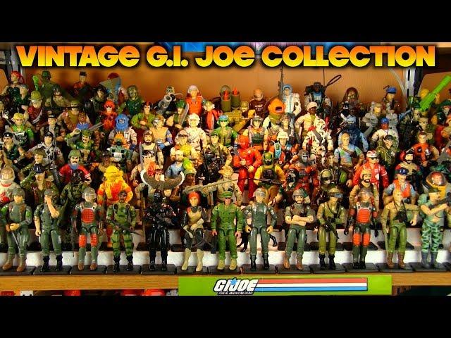 My Vintage G.I. Joe Figure Collection (1982 to 1993) with New Setup!