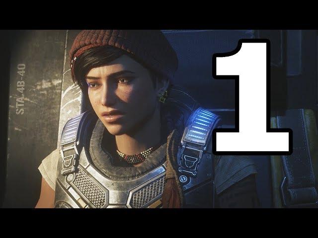 Gears 5 Walkthrough Part 1 - No Commentary Playthrough (Xbox One)