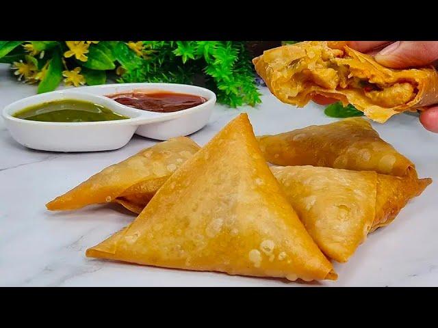 Chicken Samosa Recipe | Chicken Samosa | Ramzan Special Recipes | How To Make Samosa At Home