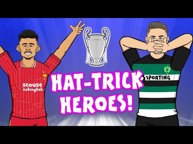 GYÖKERES & DIAZ - UCL Hat-Trick Heroes Sporting 4-1 Man City Champions League Highlights