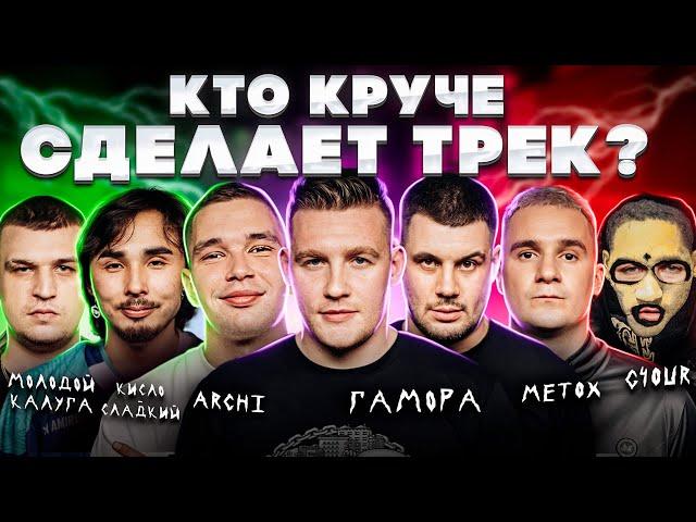 ГАМОРА, Кисло-Сладкий, Metox, ARCHI, G4OUR, Молодой Калуга. Биг Коллаб. Сделали трек хит за 5 минут