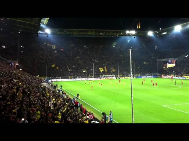 Borussia Dortmund - FC Bayern München / Stimmung und Torjubel 1:0 für BVB