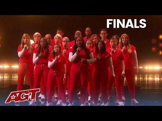 Northwell Health Nurse Choir Makes America Proud With Their  INSPIRATIONAL AGT FINALE Performance!