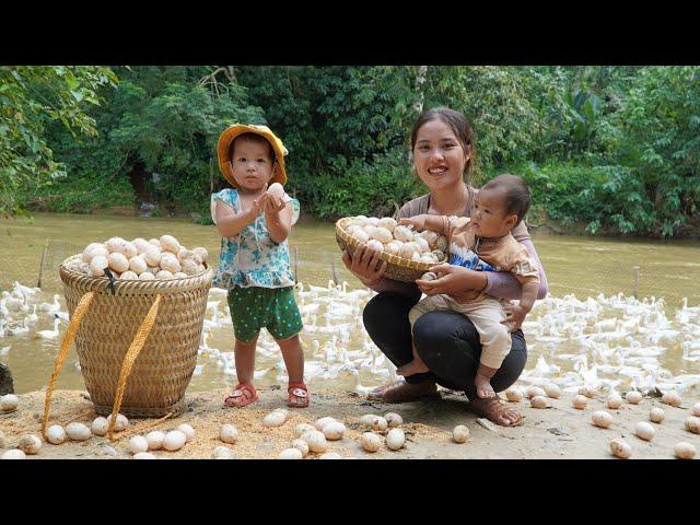 60 days and nights with my children catching giant fish, frogs, and duck eggs to sell at the market