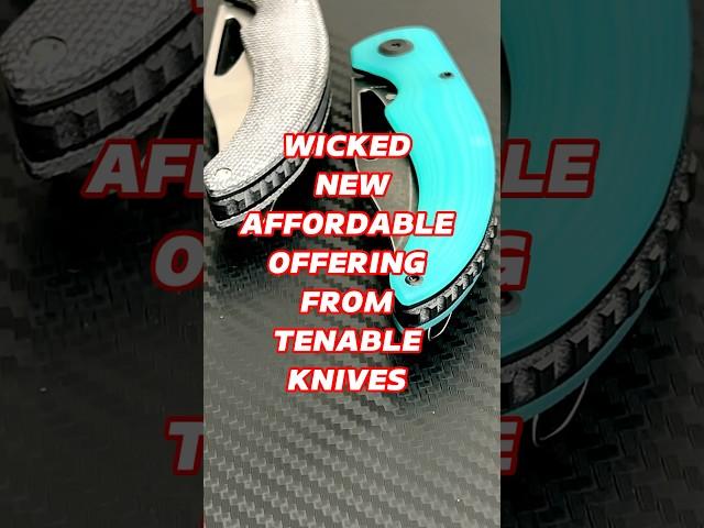 WICKED New Tenable Knives! #edcknife #blade #stassa23 #edc