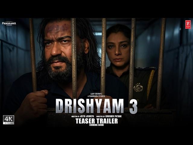 DRISHYAM 3 - Trailer | Ajay Devgn | Tabu | Akshay Kumar | New Movies Trailers 2025