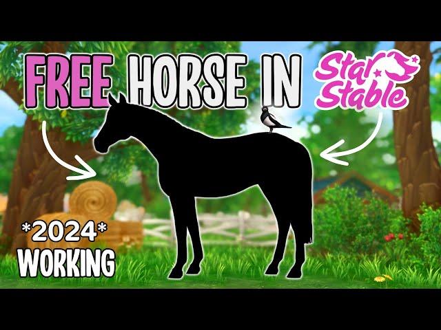 HOW TO GET A *FREE HORSE* IN STAR STABLE 2024!! *WORKING*