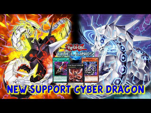 NEW SUPPORT CYBER DRAGON DECK "CYBER DRAGON INFINITY" DUEL LINKS [YU GI OH! DUEL LINKS]