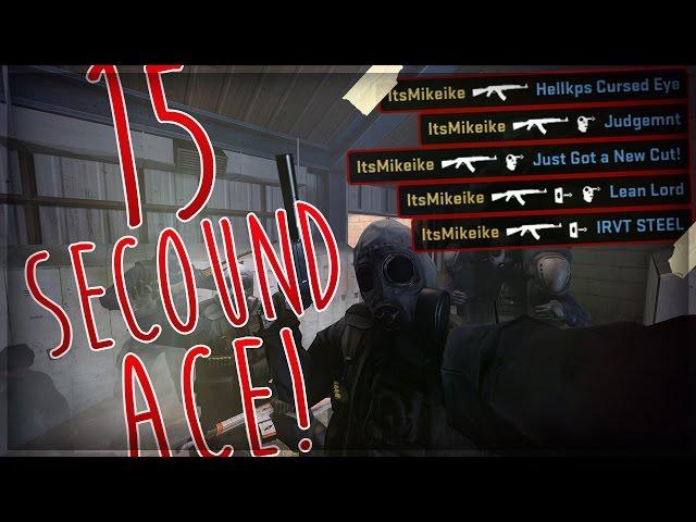 15 Second Ace (CSGO FUNNY MOMENTS)