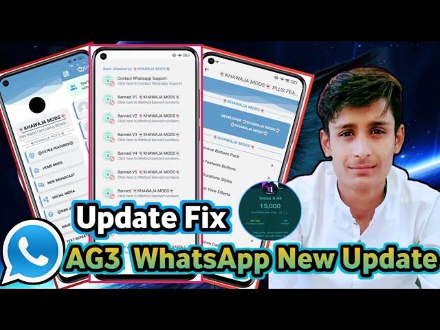 AG3 WhatsApp New Update 2024  || Posting WhatsApp || Antivirus Whatsapp  || Khawaja Mods