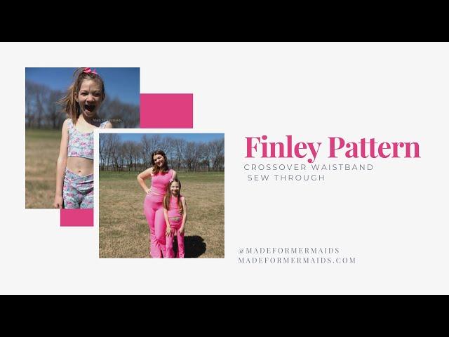 Finley Pattern Sew Through: crossover waistband