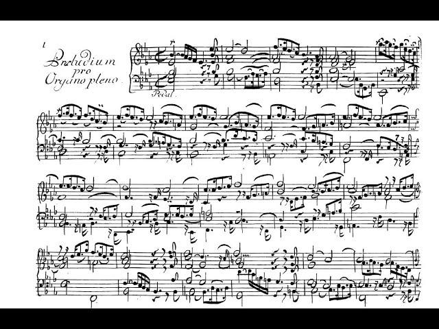 Bach Prelude and Fuge BWV 552 Es-Dur