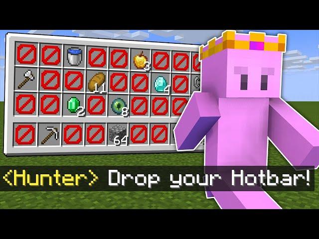 Minecraft Manhunt, But Hunters Control My Items