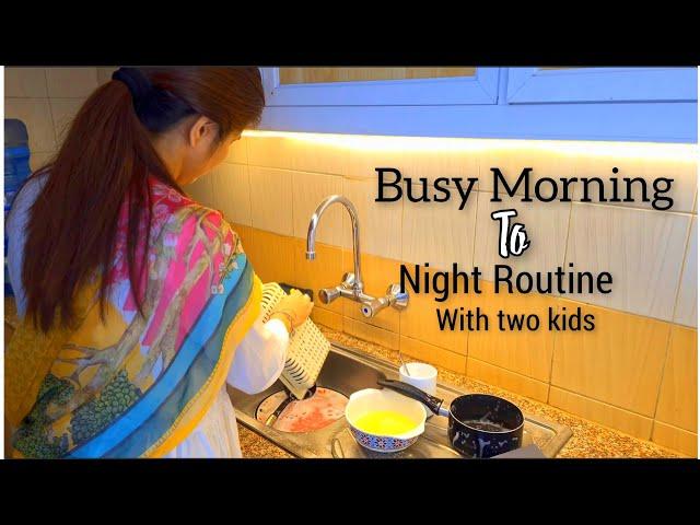 HOW DO I MANAGE BUSY MORNING️TO NIGHTROUTINE WITH KIDS | Morning To Night routine with kids