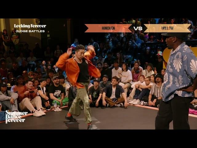 Hinoken vs Willow JUDGE BATTLE Locking Forever | Summer Dance Forever 2024