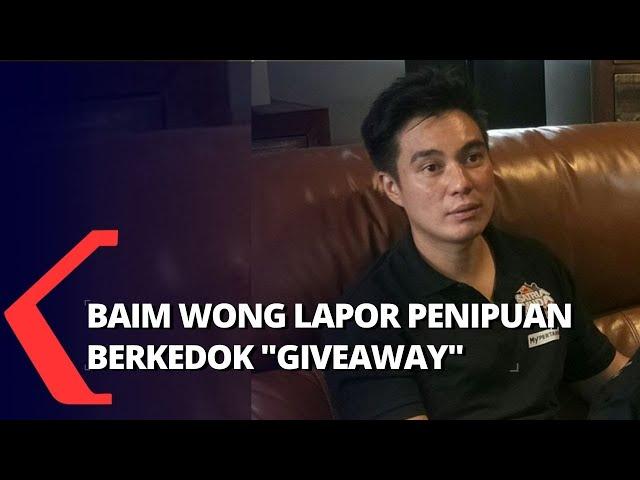 Baim Wong Laporkan Kasus Penipuan Berkedok Giveaway yang Gunakan Namanya