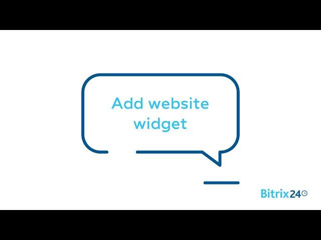 Add website widget