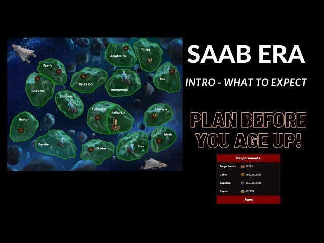 Forge of Empires SAAB Era Intro - What to Expect - What's Different in Space Age Asteroid Belt