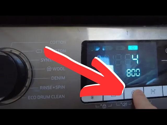 Samsung: How to Spin Only - Ecobubble Washing Machine It's Easy!! #washer