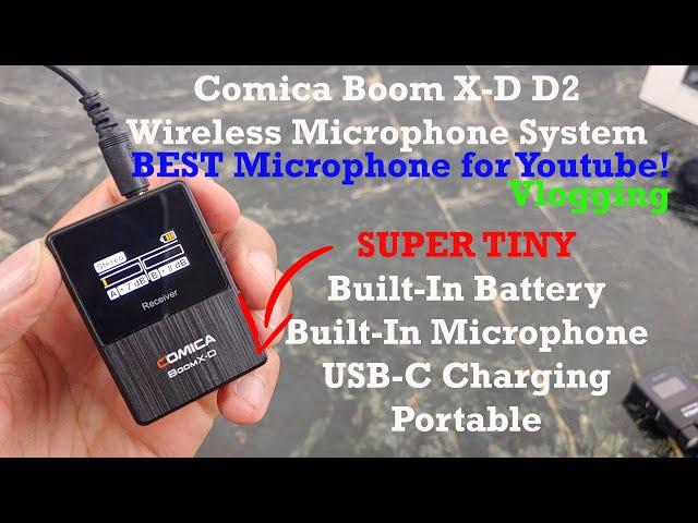 Comica Boom X-D D2 Wireless Microphone Syetem: Perfect for Youtube!