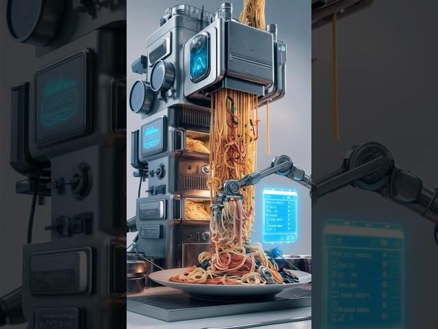 Noodle making machine in the future