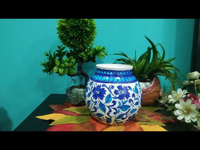 Handmade Blue Pottery | How to make Blue pottery at Home | Blue Pottery Art