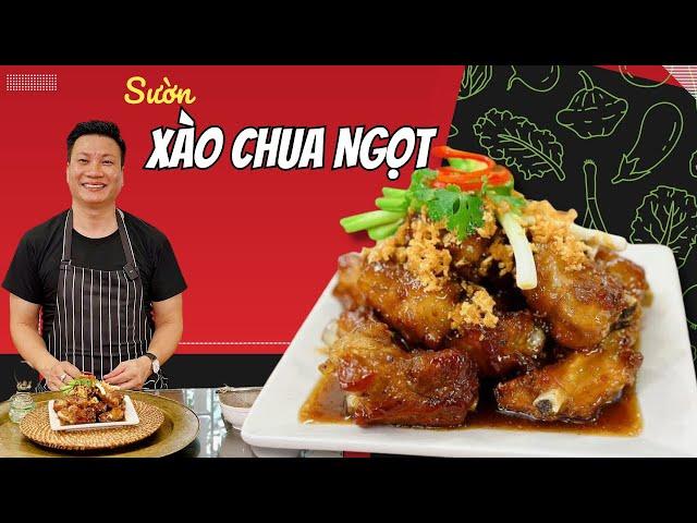 (VIDEO MỚI) Sườn xào chua ngọt đậm đà đưa cơm ngon bất bại | Cùng Cháu Vào Bếp