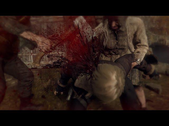 Resident Evil 4 Chainsaw Demo Death Scenes