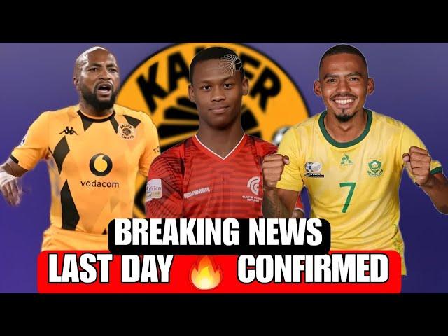 BREAKINGING NEWS APPOLIS TO KAIZER CHIEFS , VELEBAYI, MTHETHWA OUT