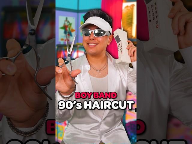 1990’s Boy Band Haircut for a Fan ️ | #ASMR