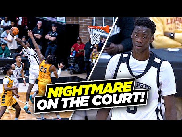 #1 Player Aj Dybantsa Goes INSANE @ Hoophall West!