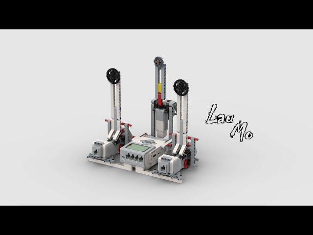 #41【Lau Mo】LEGO EV3《Electric scoring target 自動電子計分靶》building instructions of 45544+45560 Core Set