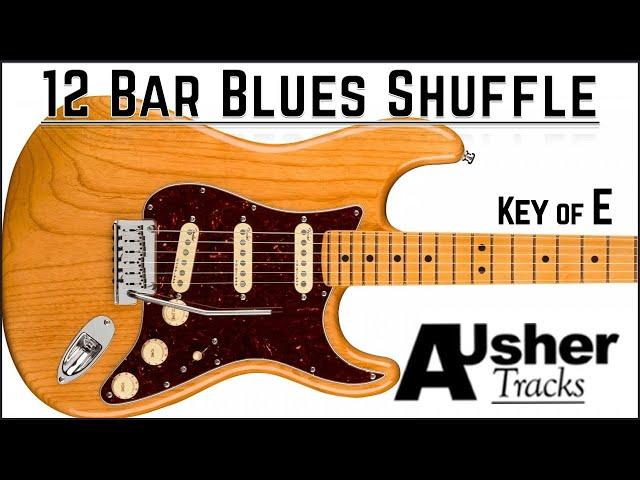 Shuffle 12 Bar Blues in E | Guitar Backing Track