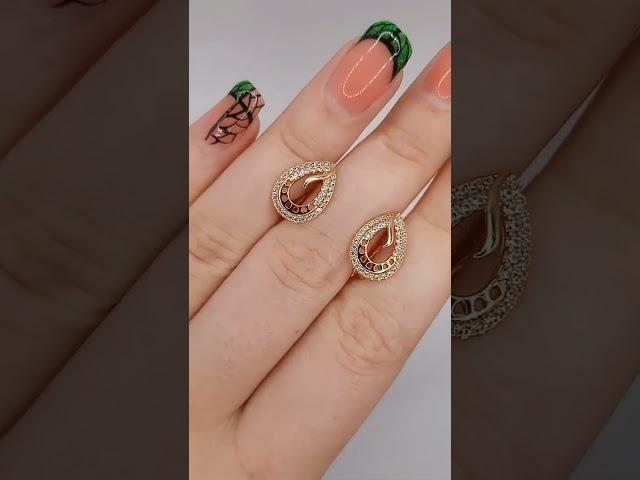 140 грнСережки Xuping Jewelry чиста енергія 1.4 см золотисті