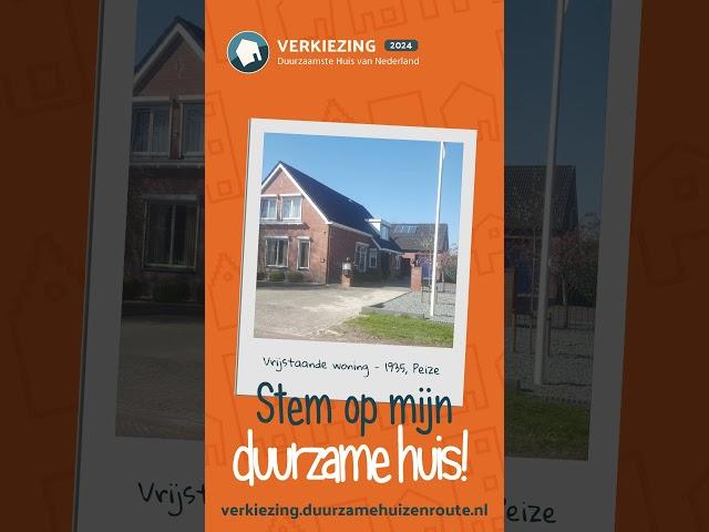 Peize: Wonen Venema's in het duurzaamste huis van Drenthe #roden #ditisroden #noordenveld