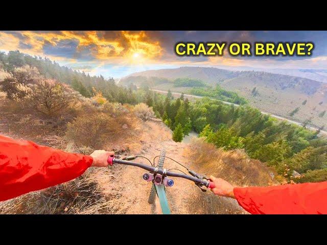 BIGGEST Mountain Bike Drop On Earth - Terrifying!