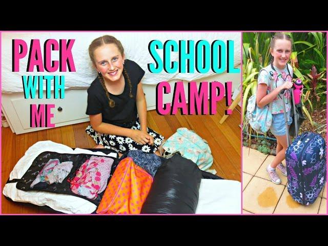 Pack With Me for Camp | School Camp!